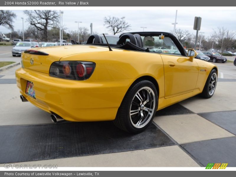 Rio Yellow / Black 2004 Honda S2000 Roadster