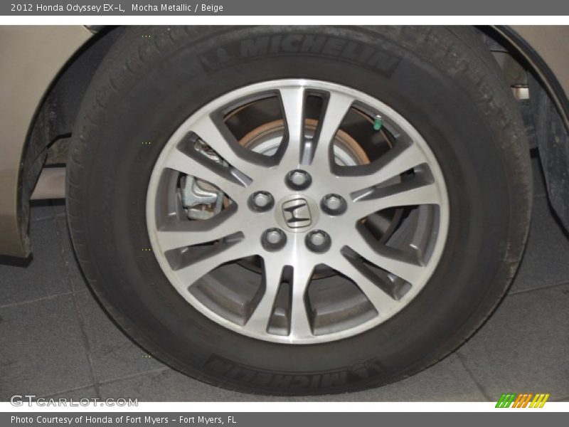 Mocha Metallic / Beige 2012 Honda Odyssey EX-L