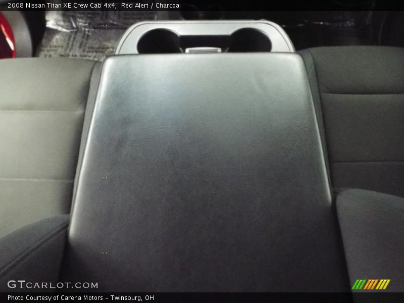 Red Alert / Charcoal 2008 Nissan Titan XE Crew Cab 4x4