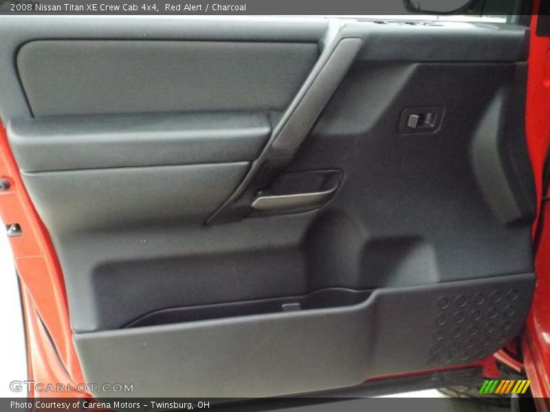 Red Alert / Charcoal 2008 Nissan Titan XE Crew Cab 4x4