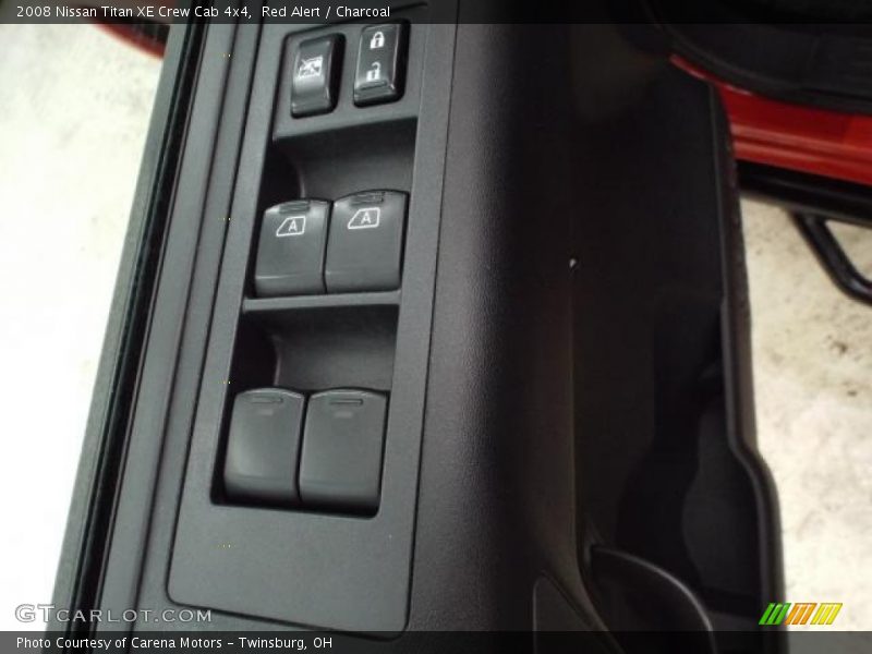 Red Alert / Charcoal 2008 Nissan Titan XE Crew Cab 4x4