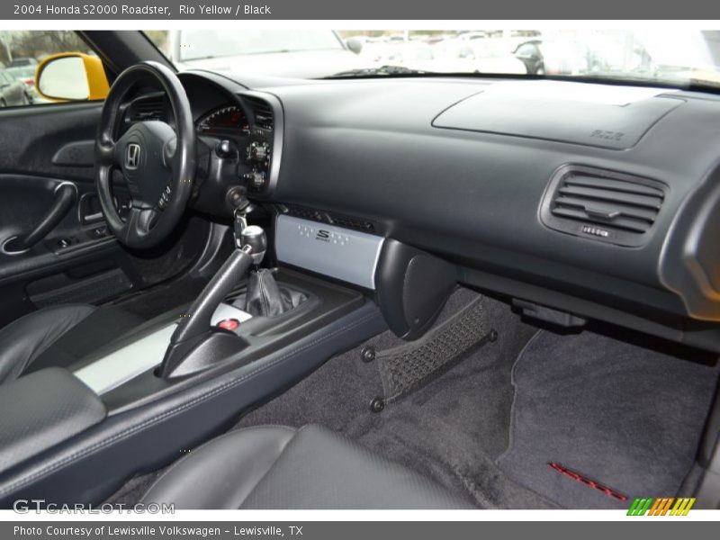 Rio Yellow / Black 2004 Honda S2000 Roadster