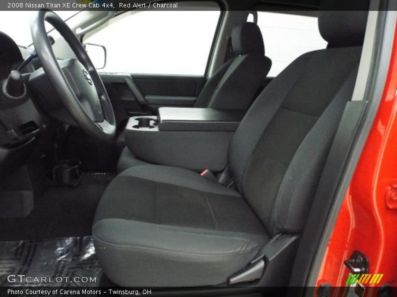 Red Alert / Charcoal 2008 Nissan Titan XE Crew Cab 4x4