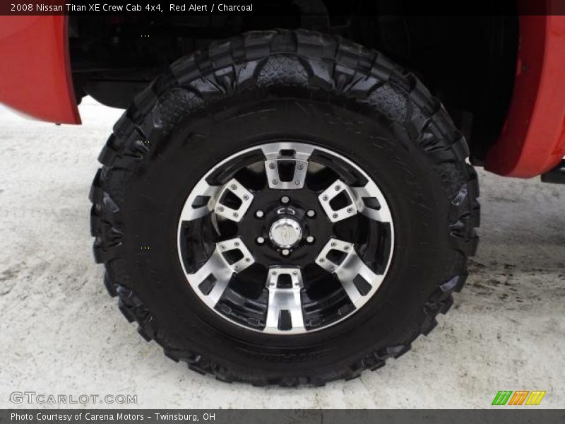 Red Alert / Charcoal 2008 Nissan Titan XE Crew Cab 4x4