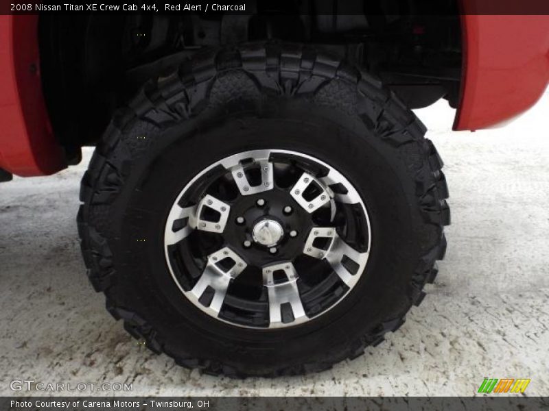 Red Alert / Charcoal 2008 Nissan Titan XE Crew Cab 4x4