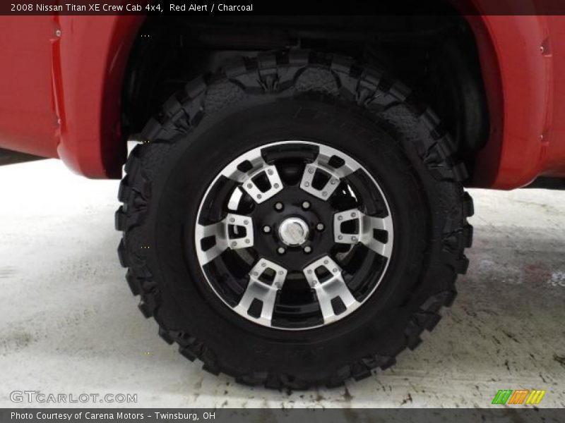 Red Alert / Charcoal 2008 Nissan Titan XE Crew Cab 4x4