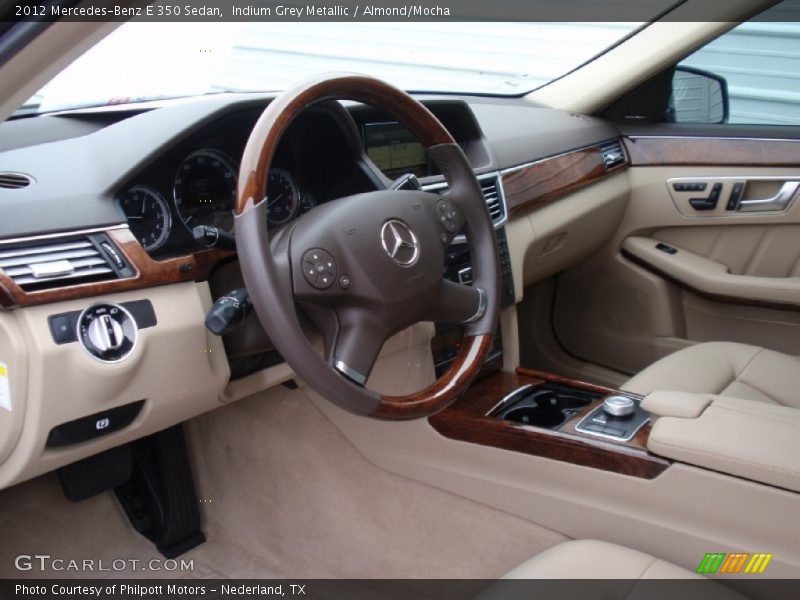 Indium Grey Metallic / Almond/Mocha 2012 Mercedes-Benz E 350 Sedan