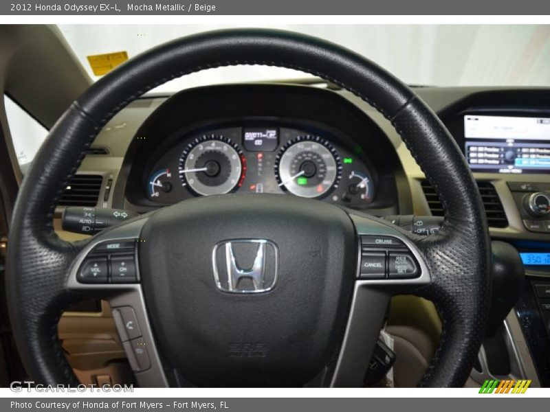 Mocha Metallic / Beige 2012 Honda Odyssey EX-L