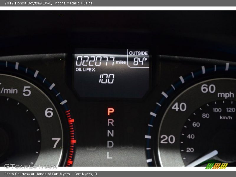 Mocha Metallic / Beige 2012 Honda Odyssey EX-L