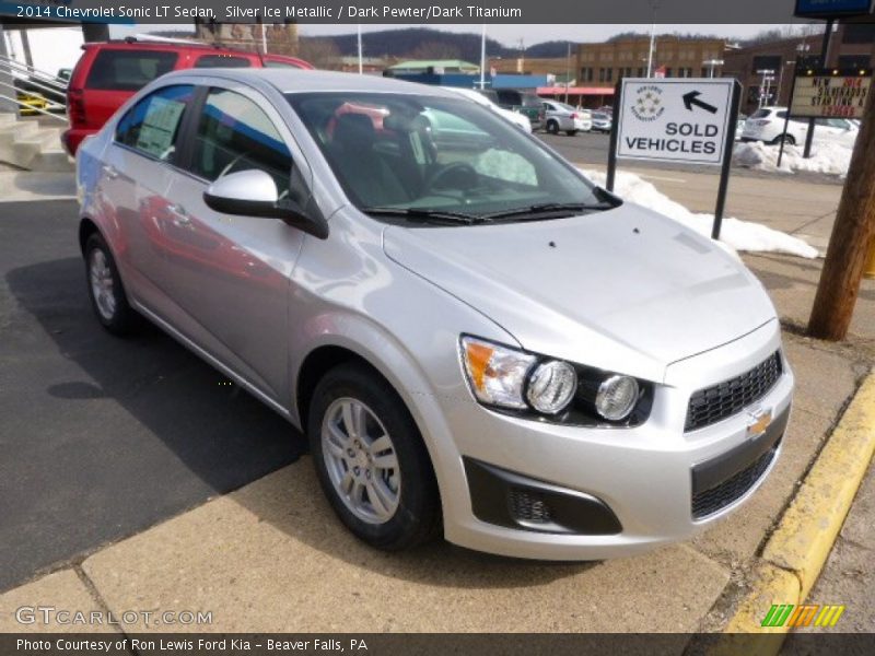 Silver Ice Metallic / Dark Pewter/Dark Titanium 2014 Chevrolet Sonic LT Sedan
