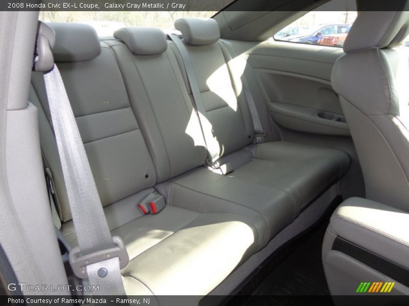 Galaxy Gray Metallic / Gray 2008 Honda Civic EX-L Coupe
