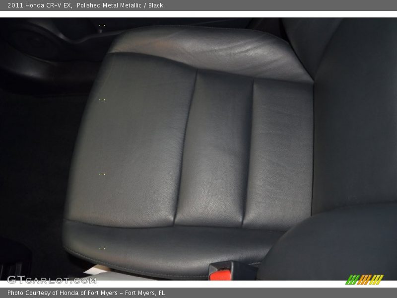 Polished Metal Metallic / Black 2011 Honda CR-V EX