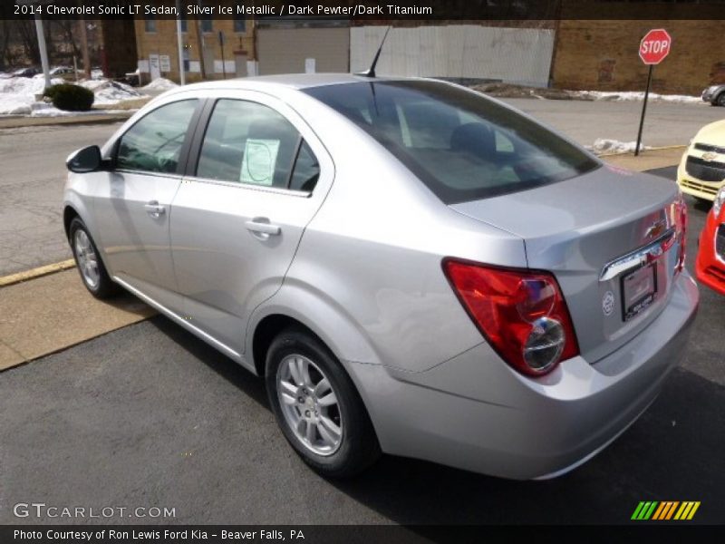 Silver Ice Metallic / Dark Pewter/Dark Titanium 2014 Chevrolet Sonic LT Sedan