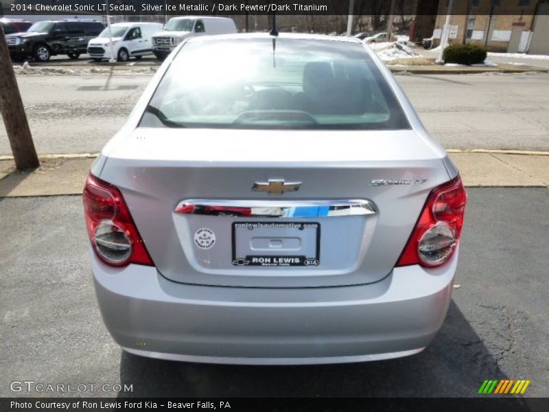 Silver Ice Metallic / Dark Pewter/Dark Titanium 2014 Chevrolet Sonic LT Sedan