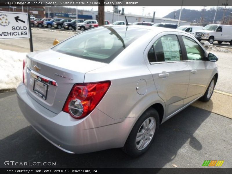 Silver Ice Metallic / Dark Pewter/Dark Titanium 2014 Chevrolet Sonic LT Sedan