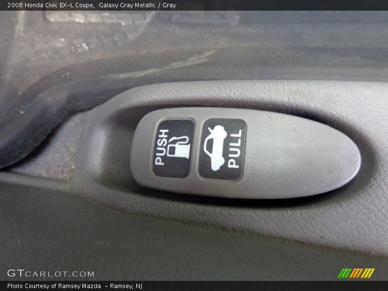 Galaxy Gray Metallic / Gray 2008 Honda Civic EX-L Coupe