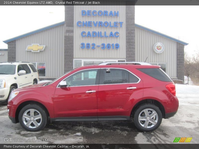 Crystal Red Tintcoat / Jet Black 2014 Chevrolet Equinox LTZ AWD