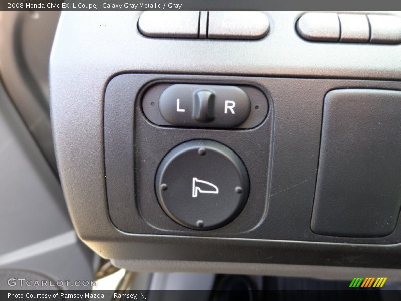Galaxy Gray Metallic / Gray 2008 Honda Civic EX-L Coupe
