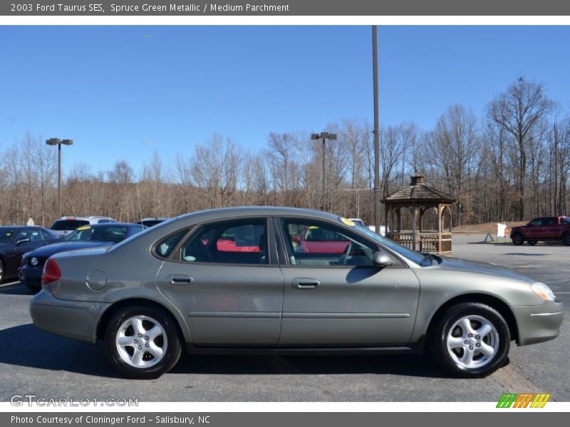 Spruce Green Metallic / Medium Parchment 2003 Ford Taurus SES