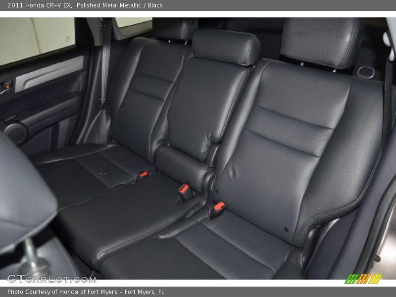 Polished Metal Metallic / Black 2011 Honda CR-V EX