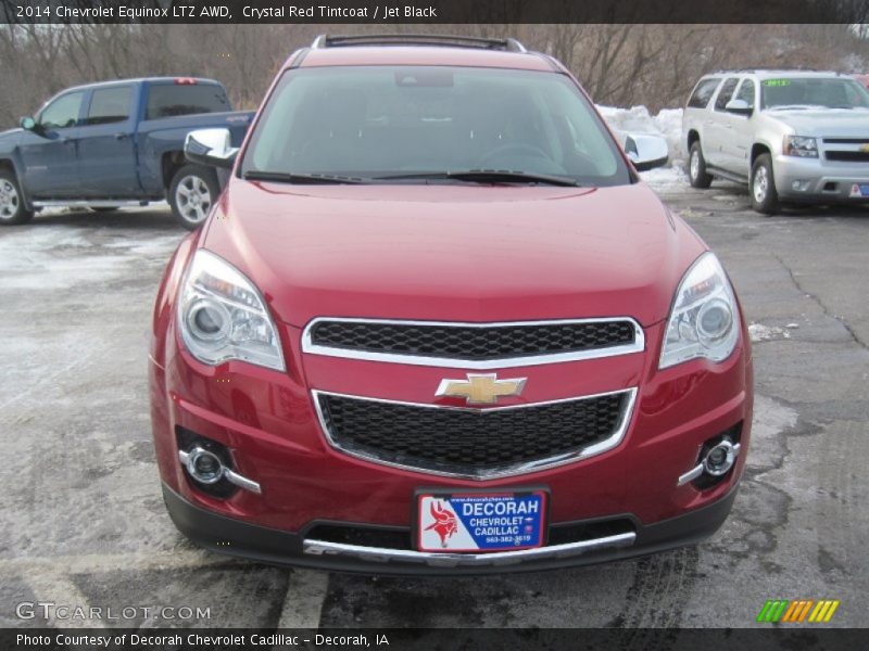 Crystal Red Tintcoat / Jet Black 2014 Chevrolet Equinox LTZ AWD
