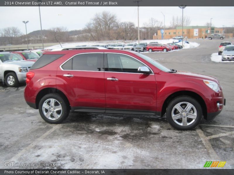 Crystal Red Tintcoat / Jet Black 2014 Chevrolet Equinox LTZ AWD