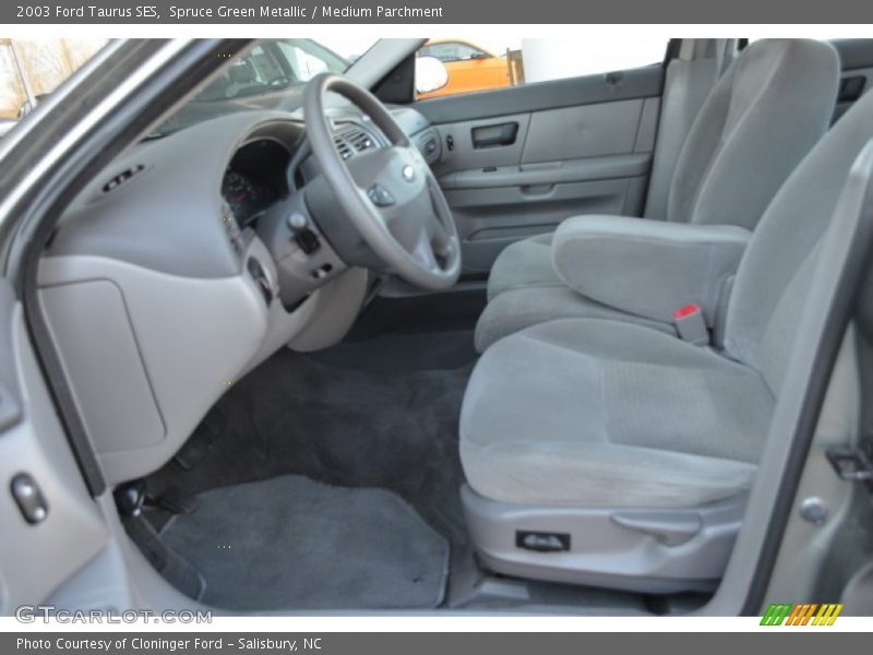 Spruce Green Metallic / Medium Parchment 2003 Ford Taurus SES