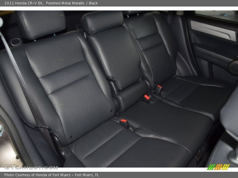 Polished Metal Metallic / Black 2011 Honda CR-V EX