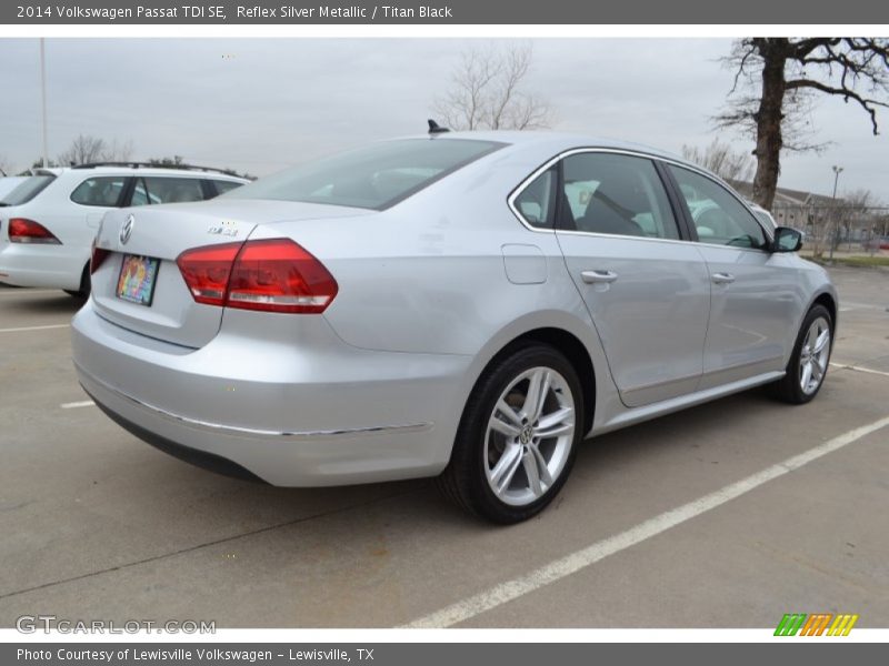 Reflex Silver Metallic / Titan Black 2014 Volkswagen Passat TDI SE