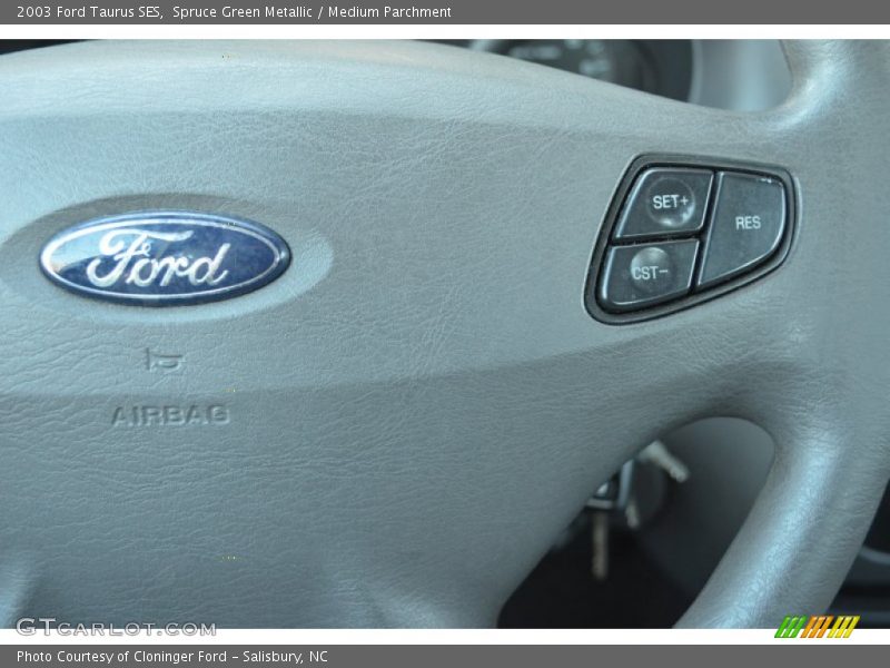 Spruce Green Metallic / Medium Parchment 2003 Ford Taurus SES