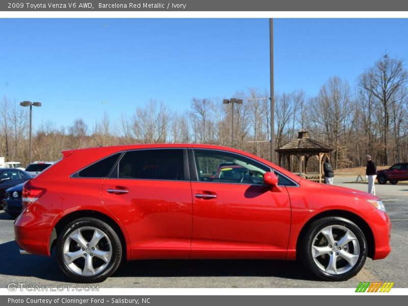 Barcelona Red Metallic / Ivory 2009 Toyota Venza V6 AWD