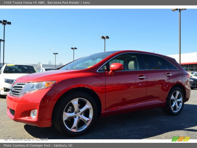 Barcelona Red Metallic / Ivory 2009 Toyota Venza V6 AWD