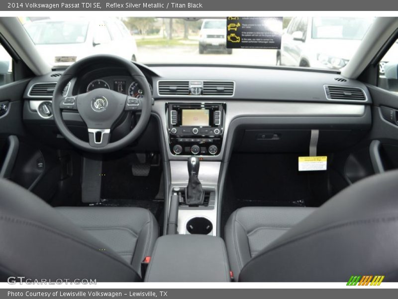 Reflex Silver Metallic / Titan Black 2014 Volkswagen Passat TDI SE