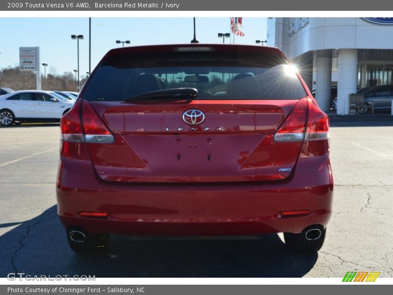 Barcelona Red Metallic / Ivory 2009 Toyota Venza V6 AWD