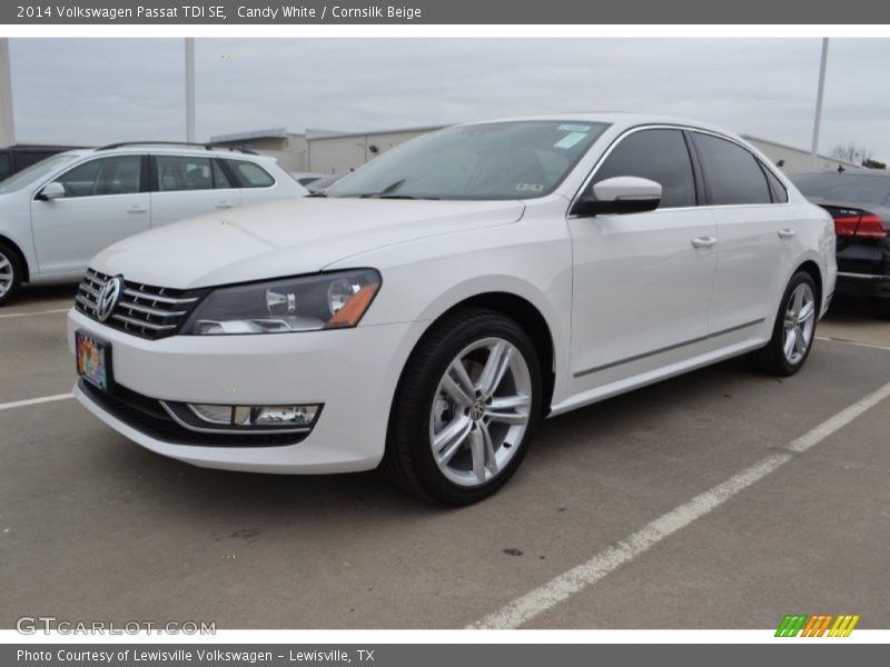 Candy White / Cornsilk Beige 2014 Volkswagen Passat TDI SE