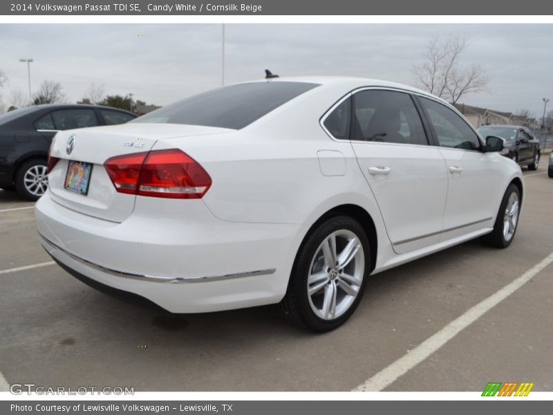 Candy White / Cornsilk Beige 2014 Volkswagen Passat TDI SE