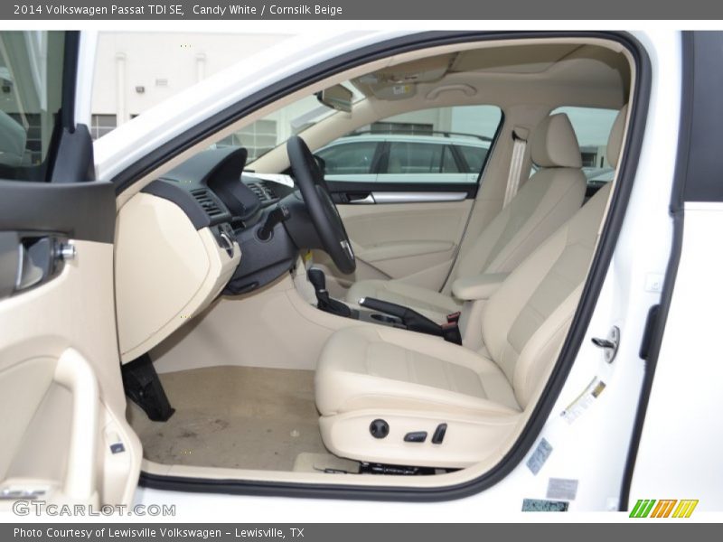Candy White / Cornsilk Beige 2014 Volkswagen Passat TDI SE