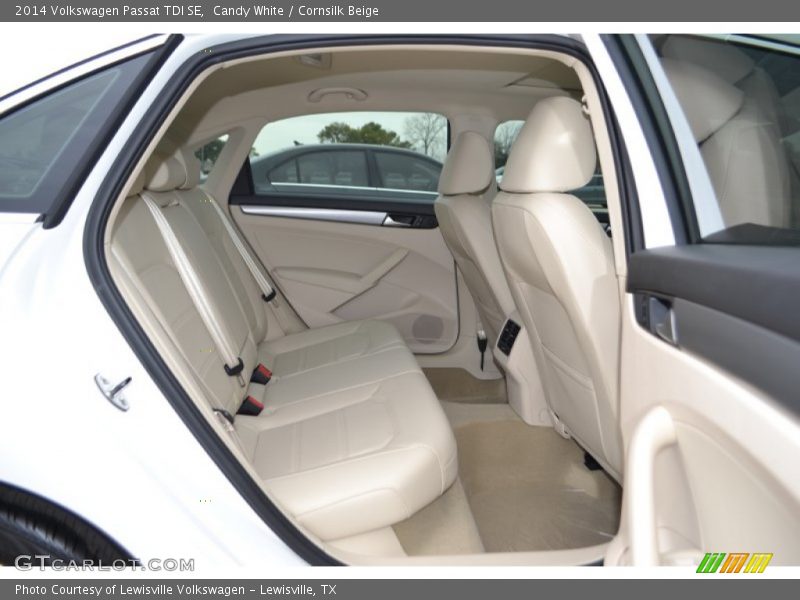 Candy White / Cornsilk Beige 2014 Volkswagen Passat TDI SE