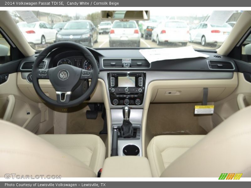 Candy White / Cornsilk Beige 2014 Volkswagen Passat TDI SE