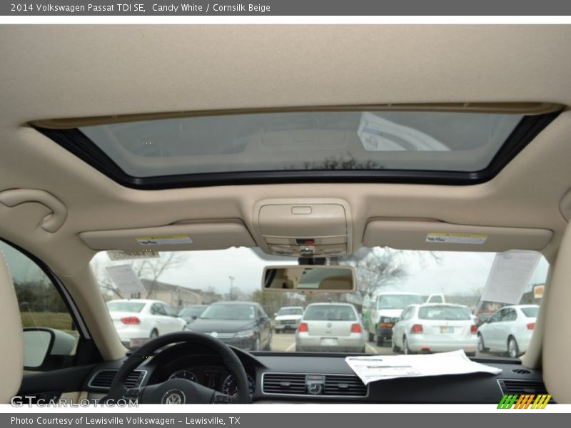 Candy White / Cornsilk Beige 2014 Volkswagen Passat TDI SE