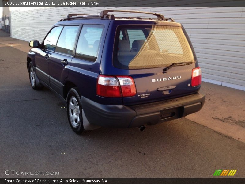 Blue Ridge Pearl / Gray 2001 Subaru Forester 2.5 L