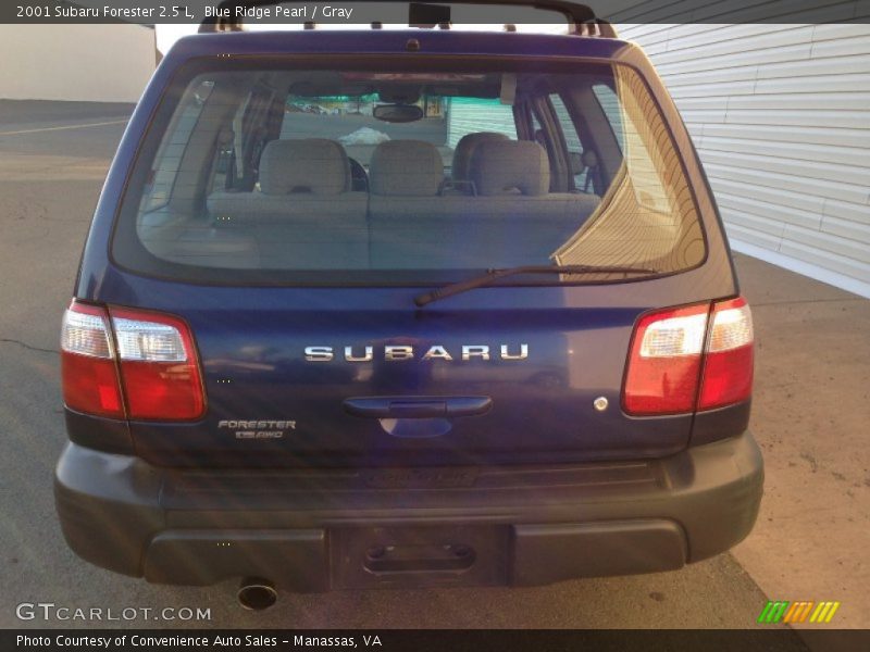 Blue Ridge Pearl / Gray 2001 Subaru Forester 2.5 L