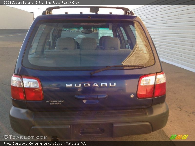 Blue Ridge Pearl / Gray 2001 Subaru Forester 2.5 L