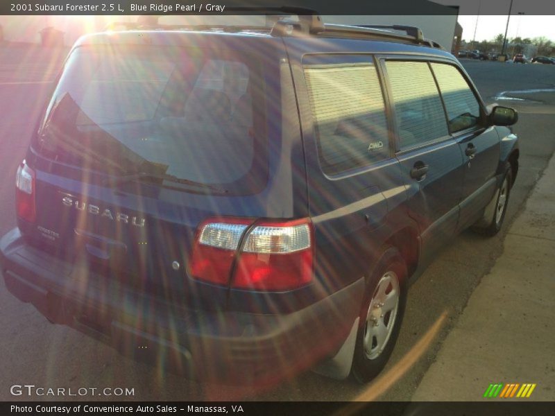 Blue Ridge Pearl / Gray 2001 Subaru Forester 2.5 L