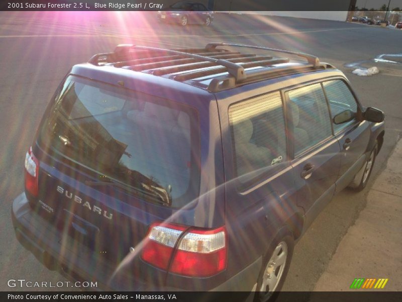 Blue Ridge Pearl / Gray 2001 Subaru Forester 2.5 L