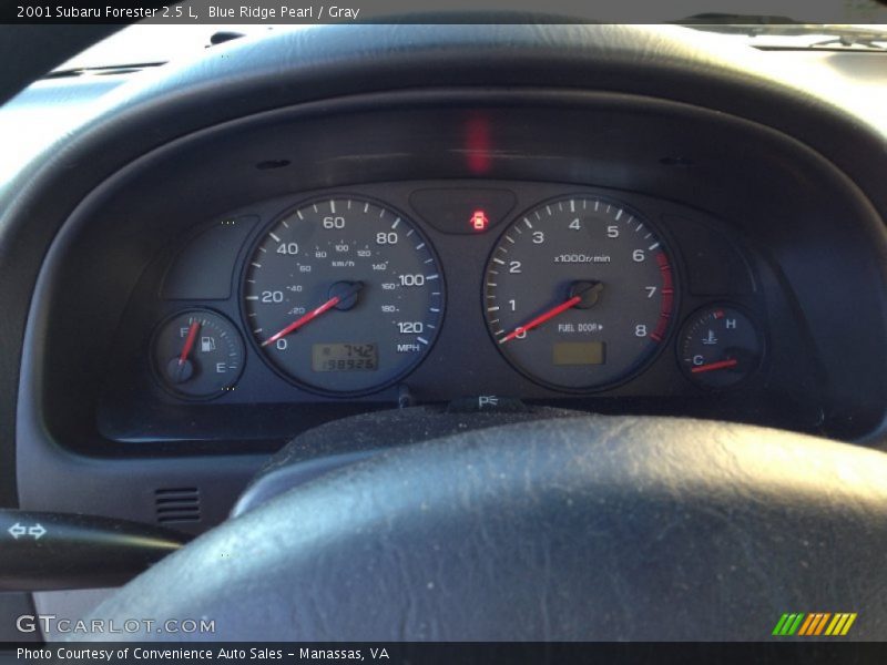 Blue Ridge Pearl / Gray 2001 Subaru Forester 2.5 L