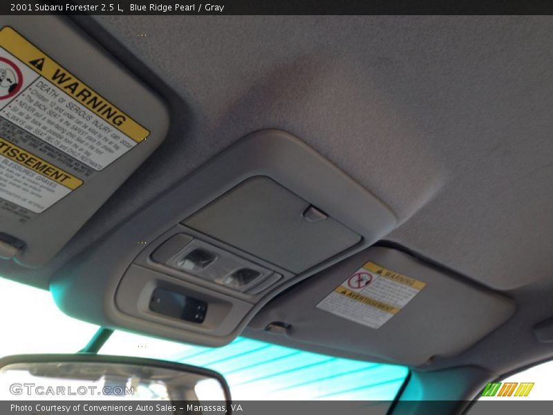 Blue Ridge Pearl / Gray 2001 Subaru Forester 2.5 L