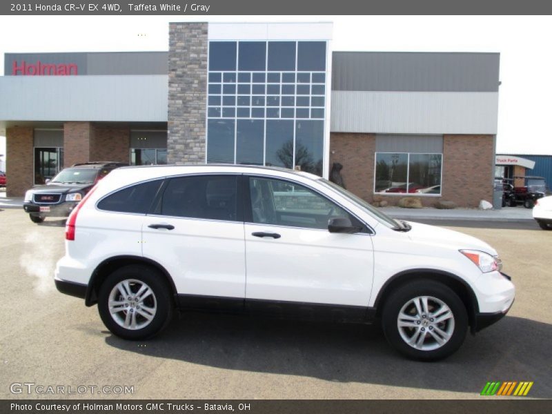 Taffeta White / Gray 2011 Honda CR-V EX 4WD
