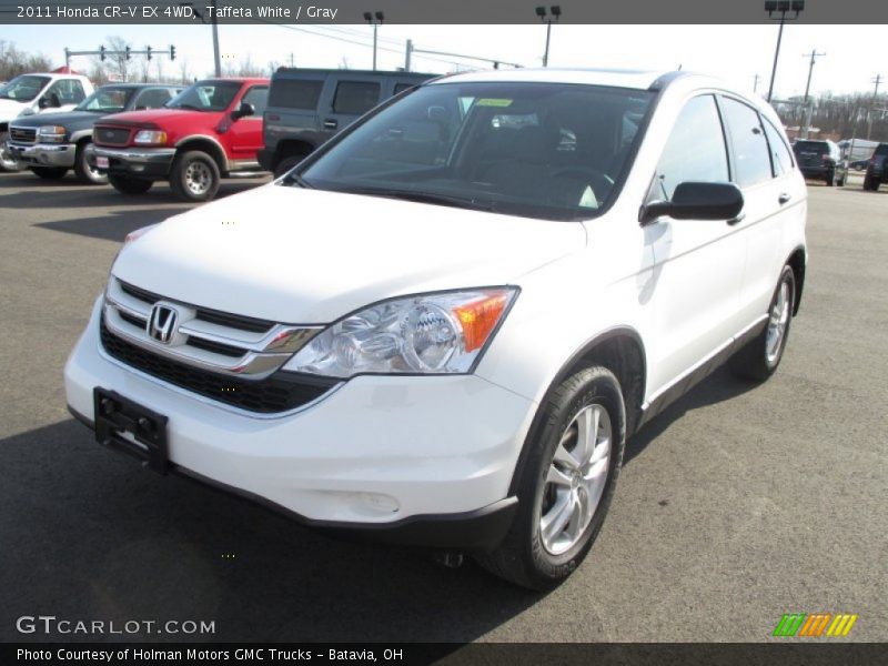 Taffeta White / Gray 2011 Honda CR-V EX 4WD
