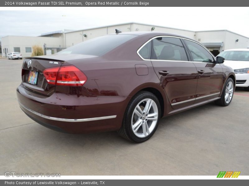 Opera Red Metallic / Cornsilk Beige 2014 Volkswagen Passat TDI SEL Premium